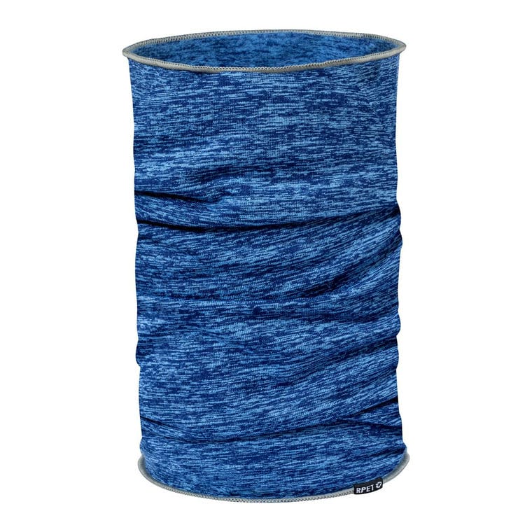 Eșarfă multifuncțională din material reciclat Mellax Albastru