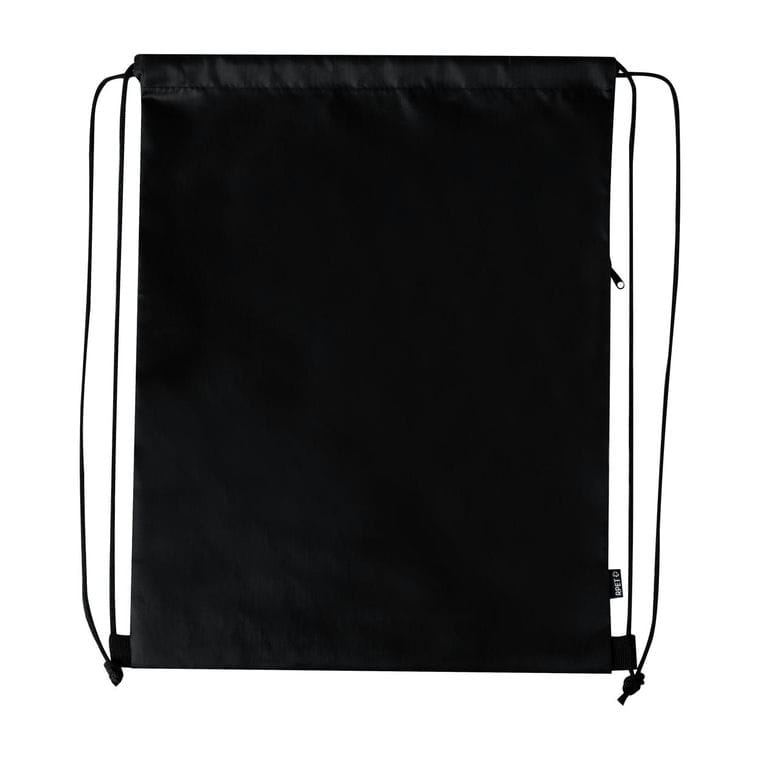 Rucsac cu șnur, RPET Hildan Negru
