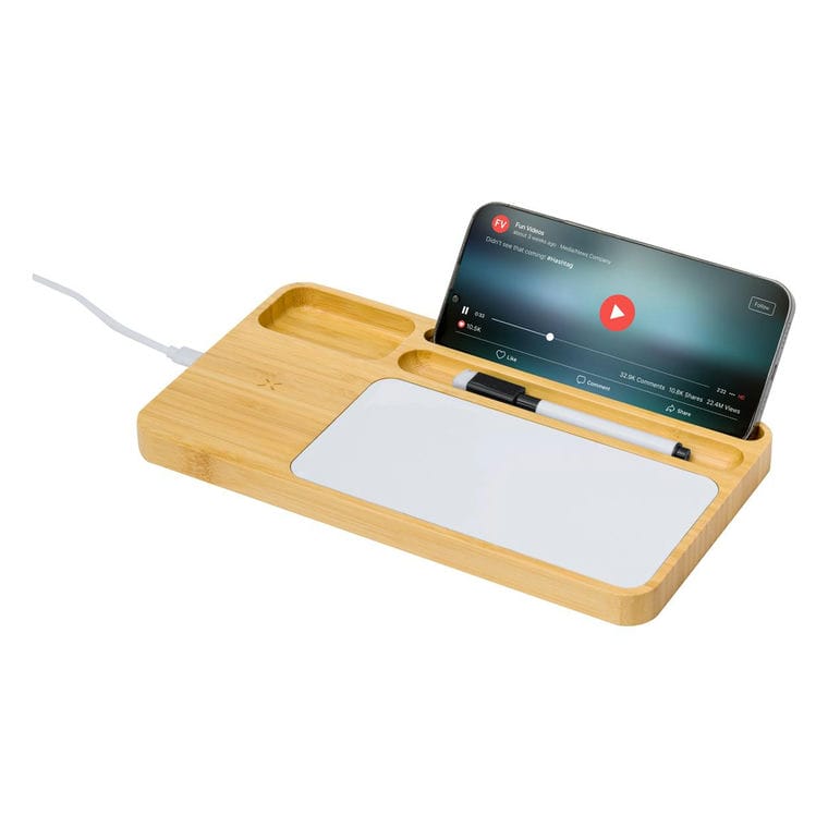 Organizator cu încărcător wireless Lautrec natural
