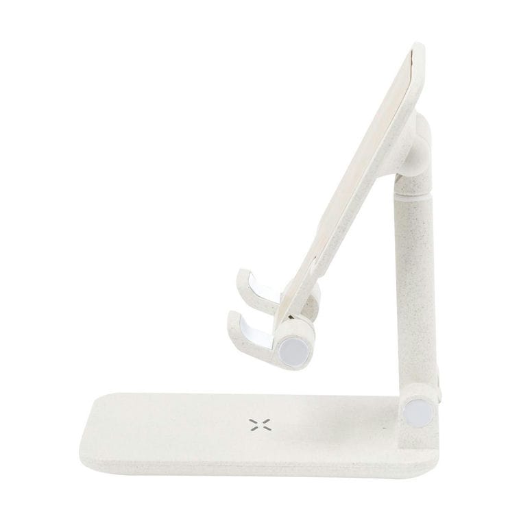 Suport telefon cu încărcător wireless Bisop Alb