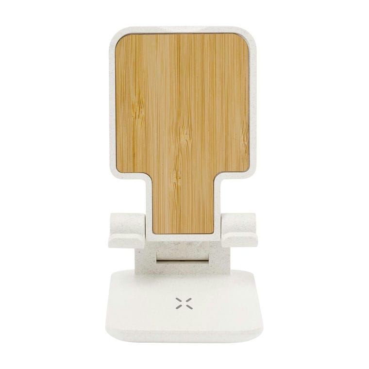 Suport telefon cu încărcător wireless Bisop Alb