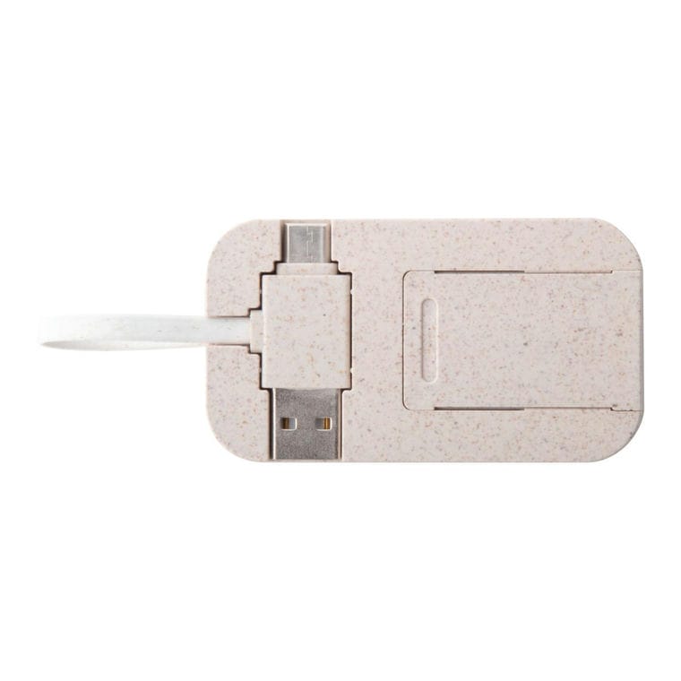 Hub USB Holbaru natural