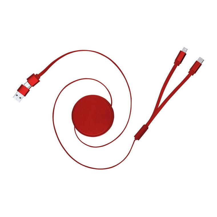 Cablu încarcător USB Ralospic Roșu
