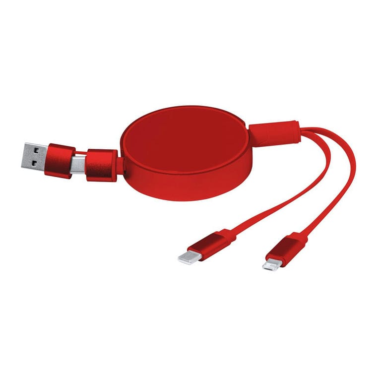 Cablu încarcător USB Ralospic Roșu