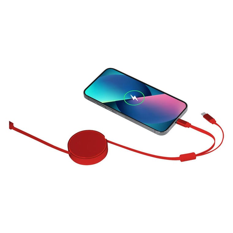 Cablu încarcător USB Ralospic Roșu