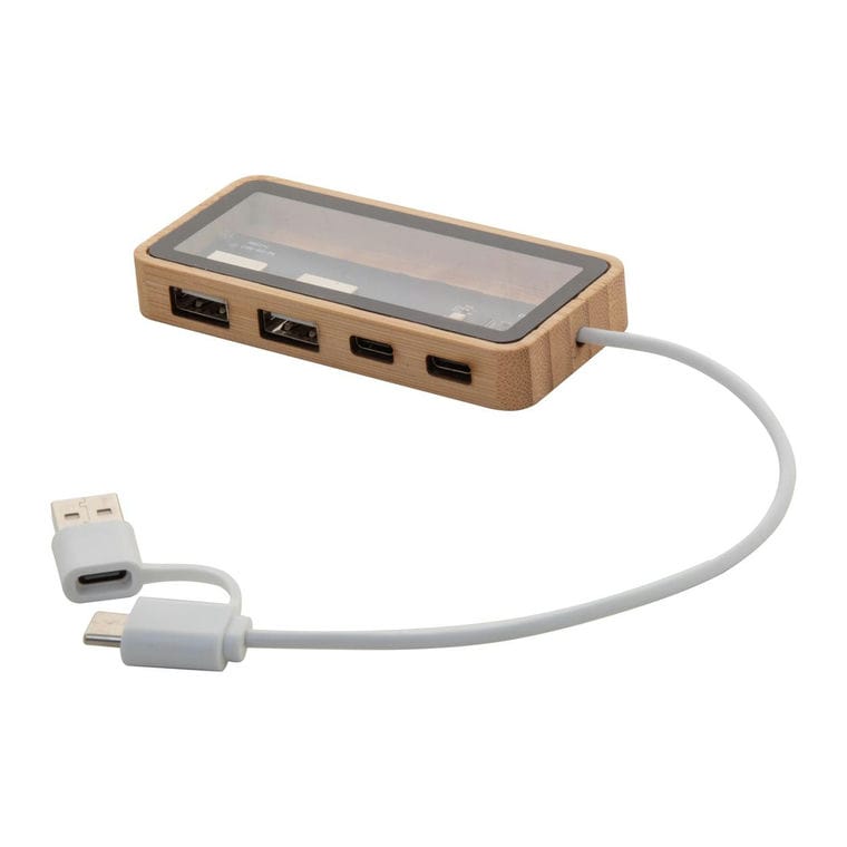 Hub USB transparent SeeHub natural transparent