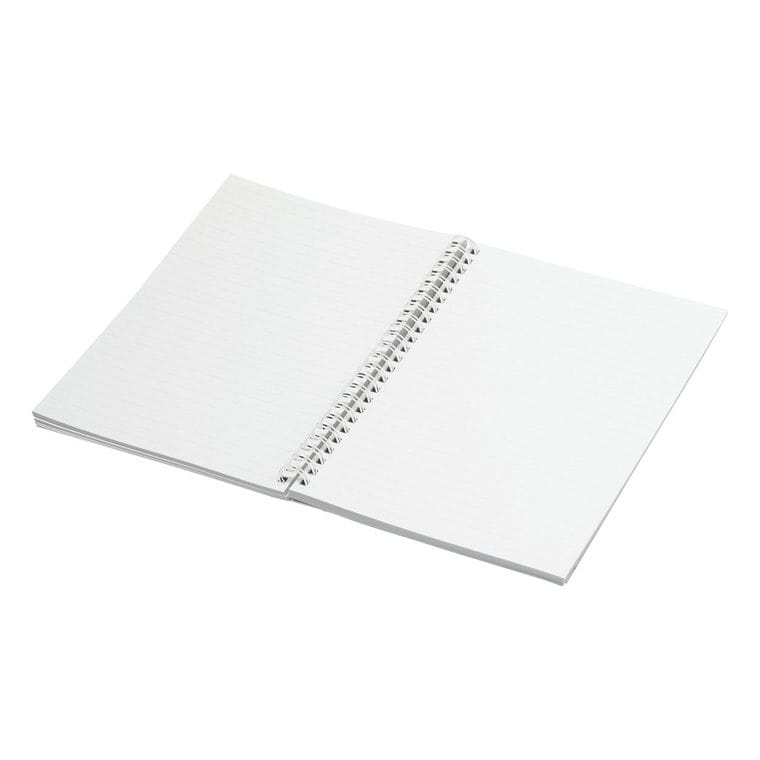 Caiet cu hârtie din semințe Bitar Alb