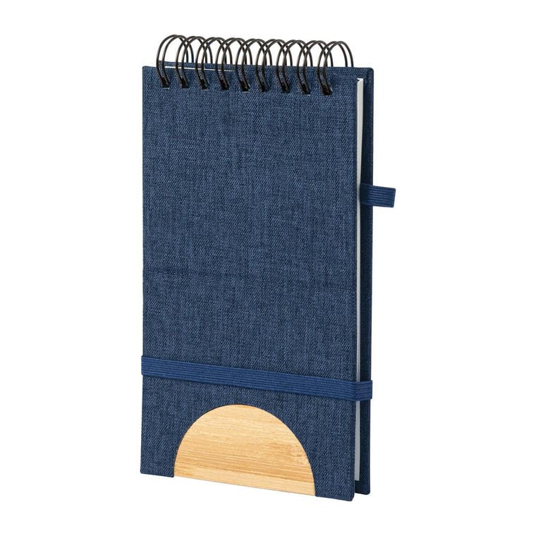 Carnețel RPET Alyxa albastru închis