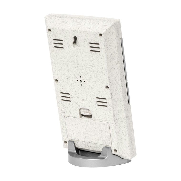 Stație meteo din bambus Florida Alb