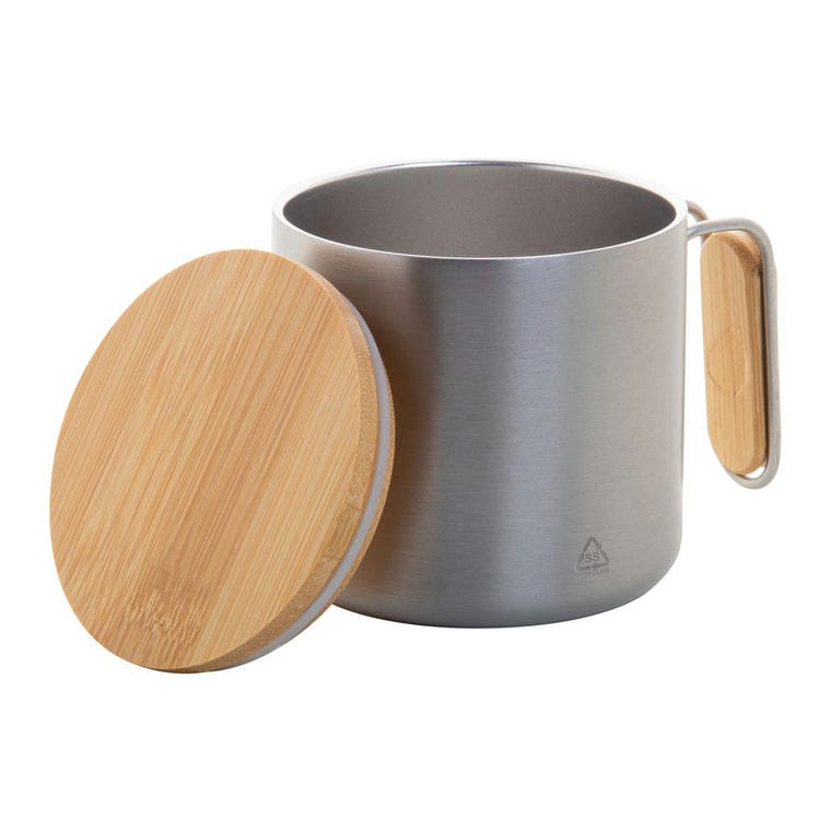 Cană termică Graboo argintiu