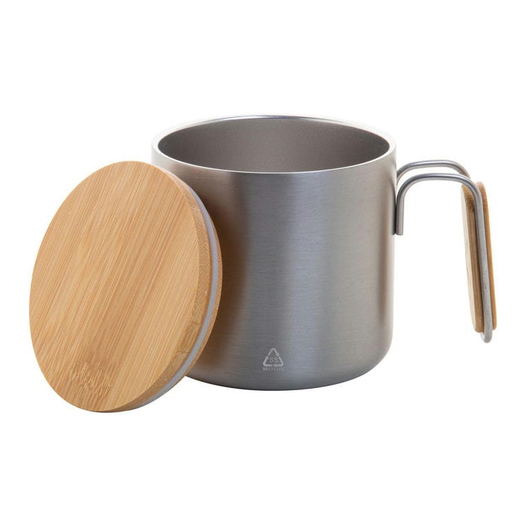 Cană termică Graboo argintiu