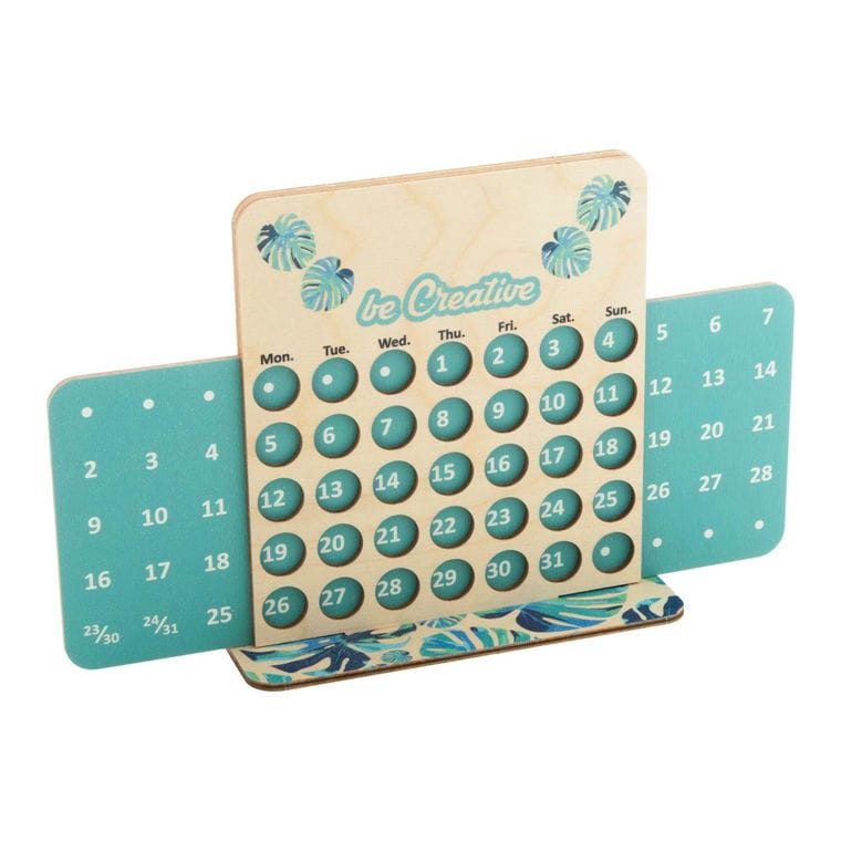 Calendar perpetuu, personalizat Forever Creative natural