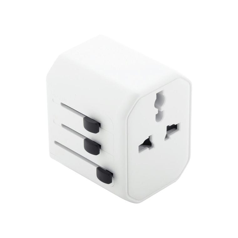 Adaptor de călătorie Jetsetter Alb