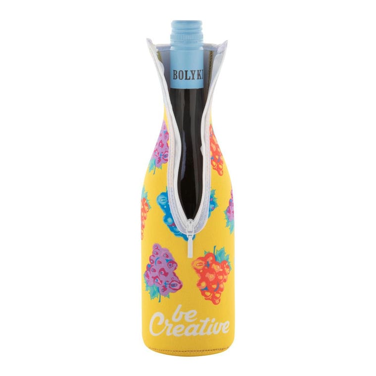 Husă termică sticle VinoPrint Alb