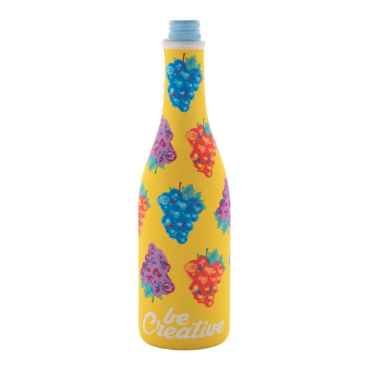 Husă termică sticle VinoPrint Alb