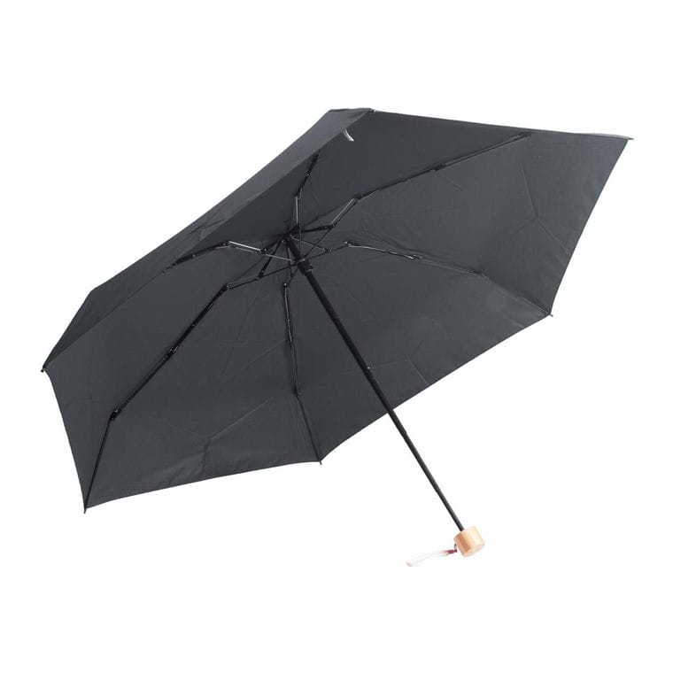Umbrelă mini, RPET Miniboo Negru