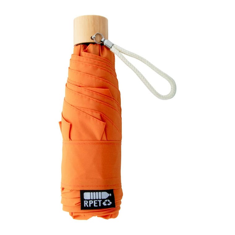 Umbrelă mini, RPET Miniboo portocaliu