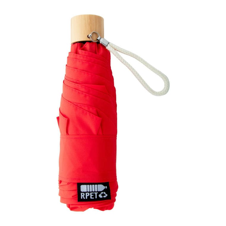 Umbrelă mini, RPET Miniboo Roșu