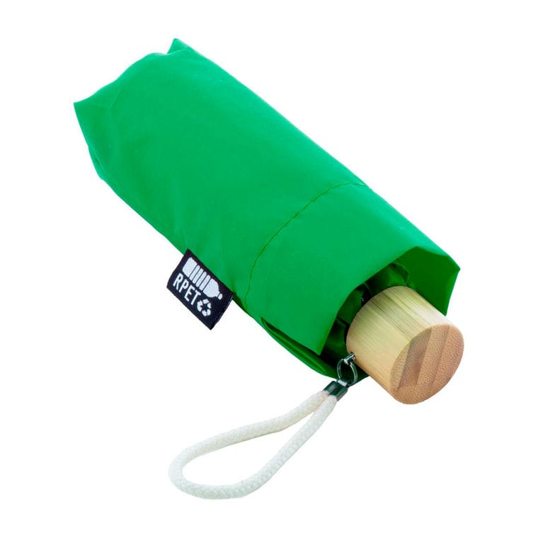 Umbrelă mini, RPET Miniboo Verde