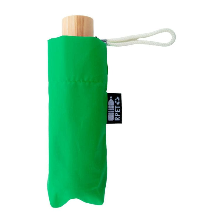 Umbrelă mini, RPET Miniboo Verde