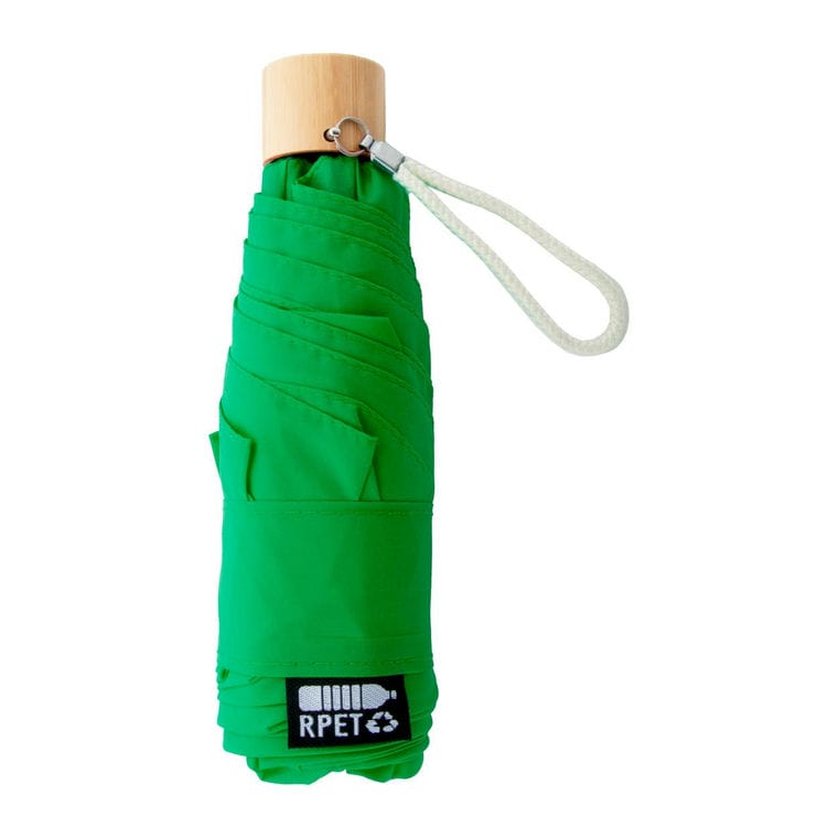 Umbrelă mini, RPET Miniboo Verde