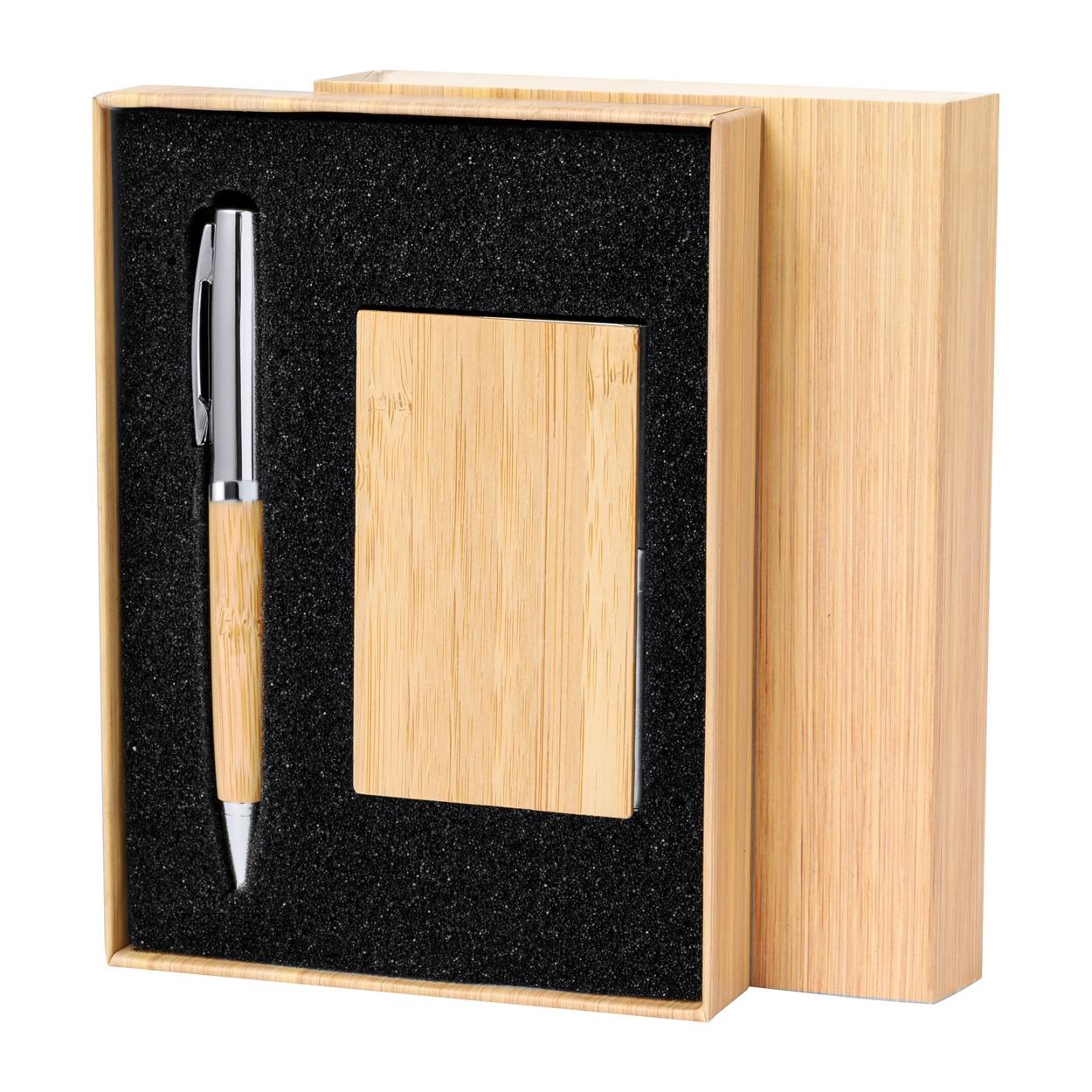 Set suport carti de vizita Jarviner natural