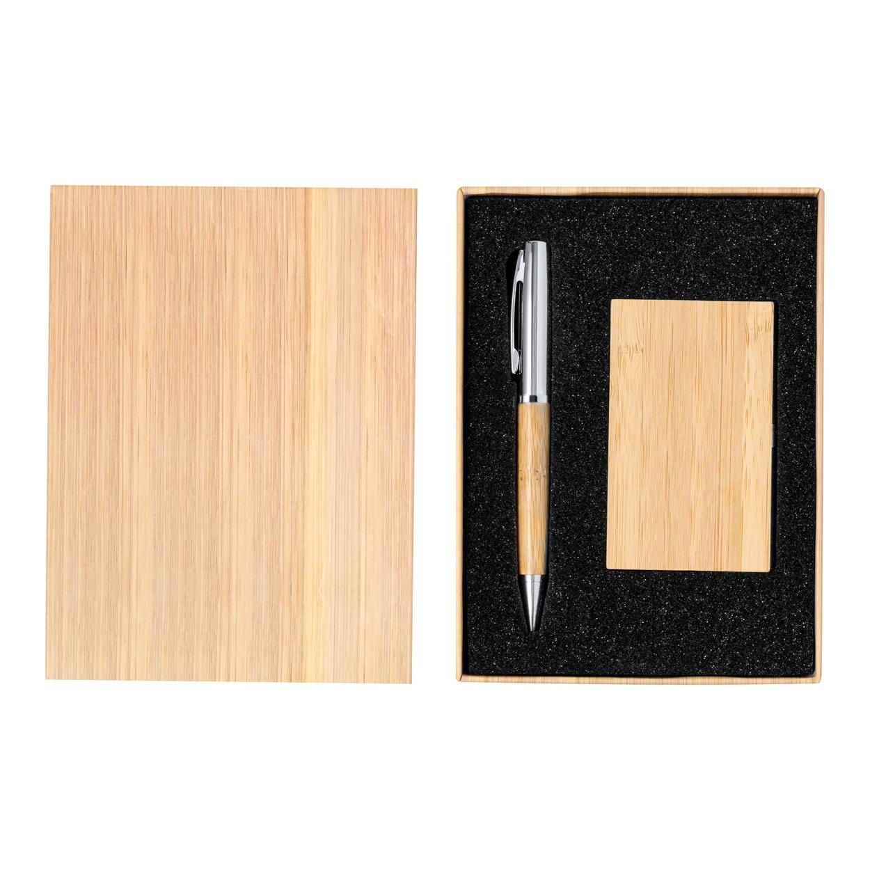 Set suport carti de vizita Jarviner natural