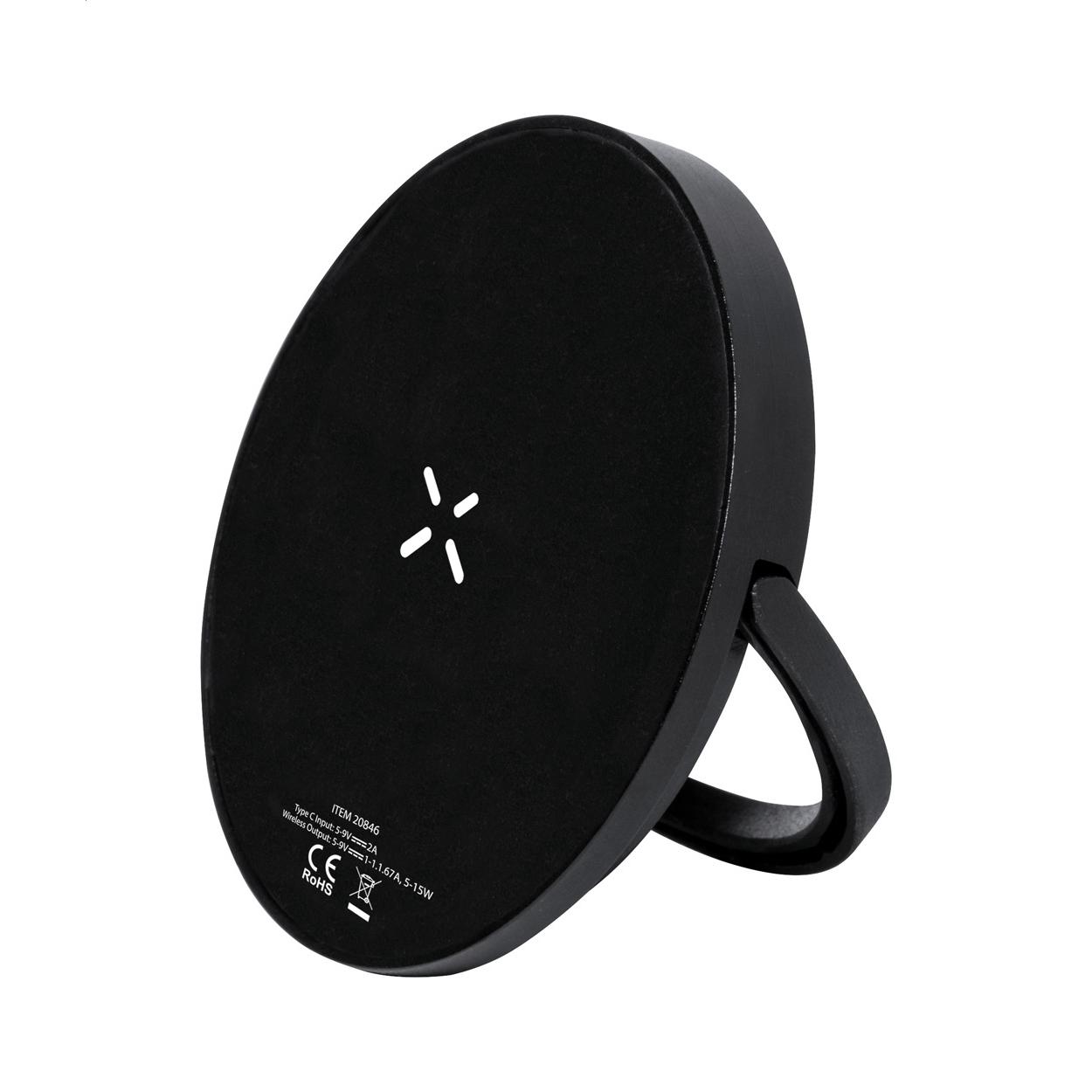 Încărcător wireless magnetic Bellmer Negru