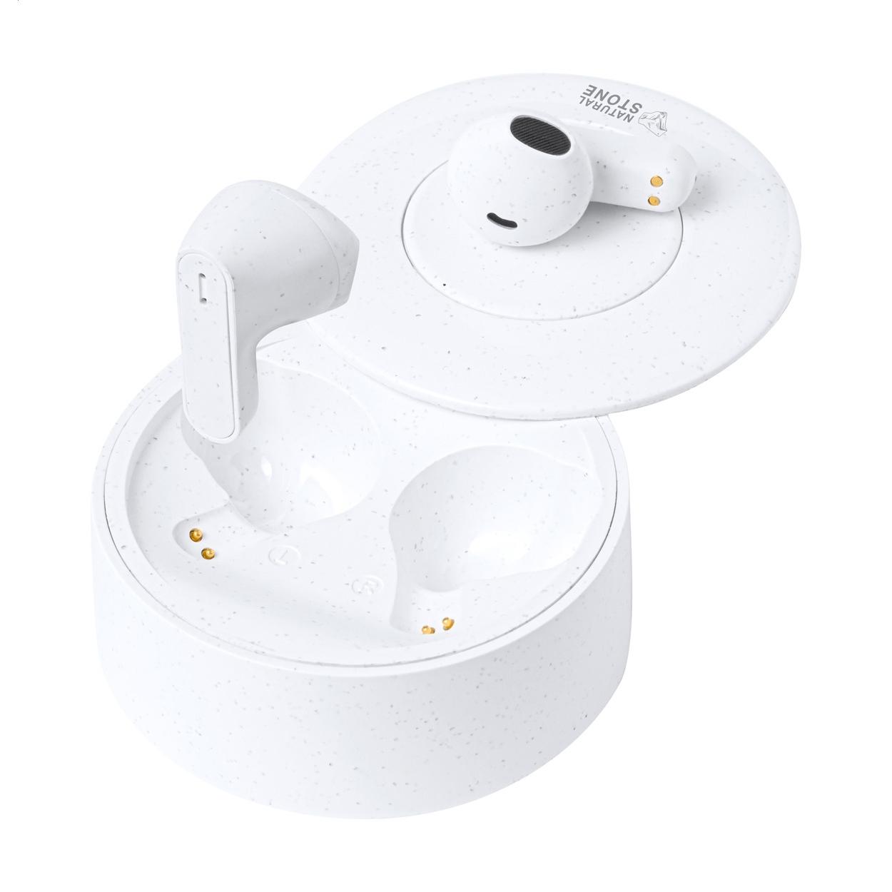 Căști bluetooth Bekery Alb