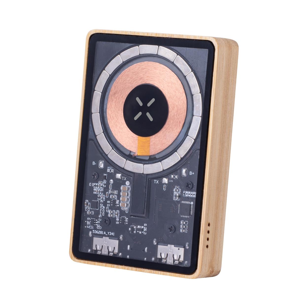 Baterie externă transparentă Dominik natural