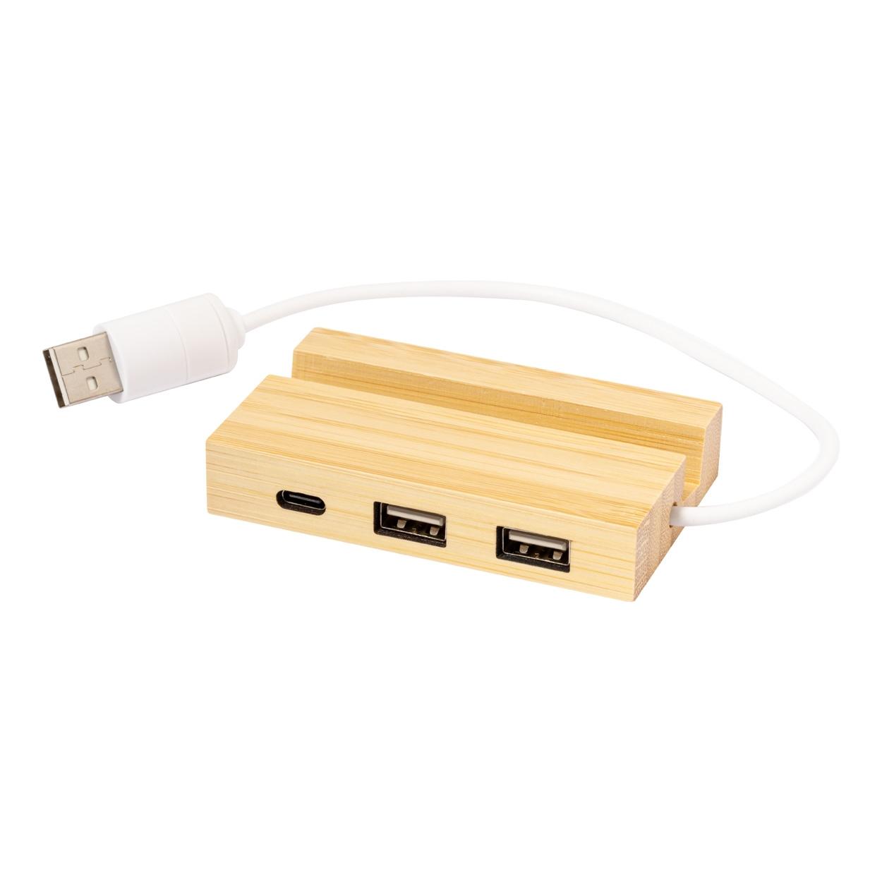 Hub USB Cirzo natural