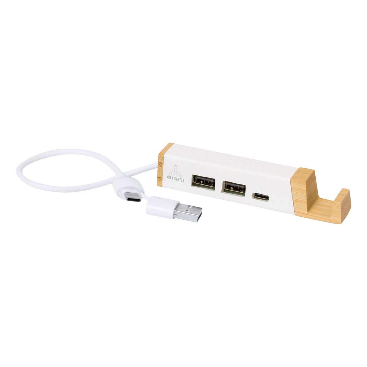 Hub USB Kartip Alb