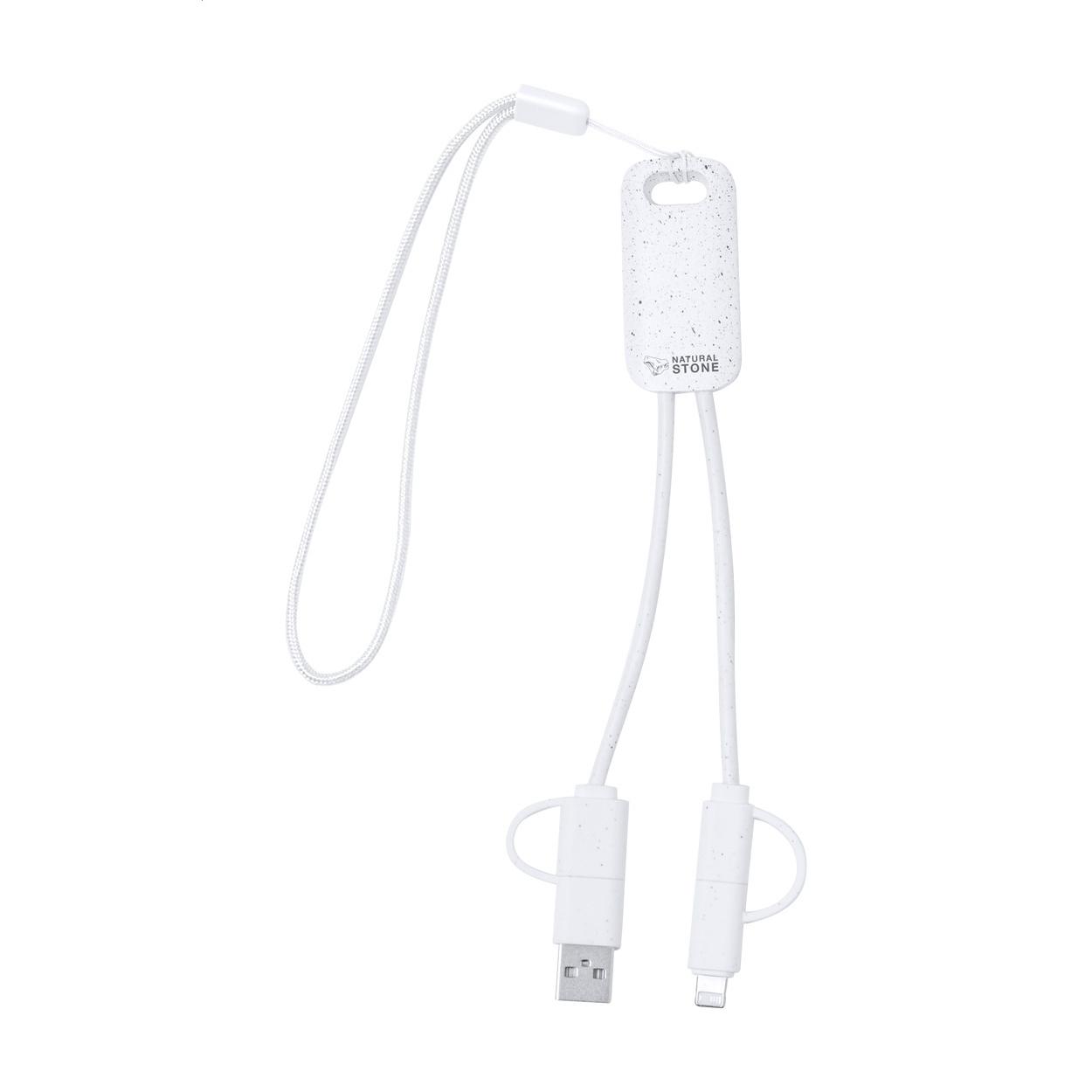 Cablu de încărcare USB Surgex Alb