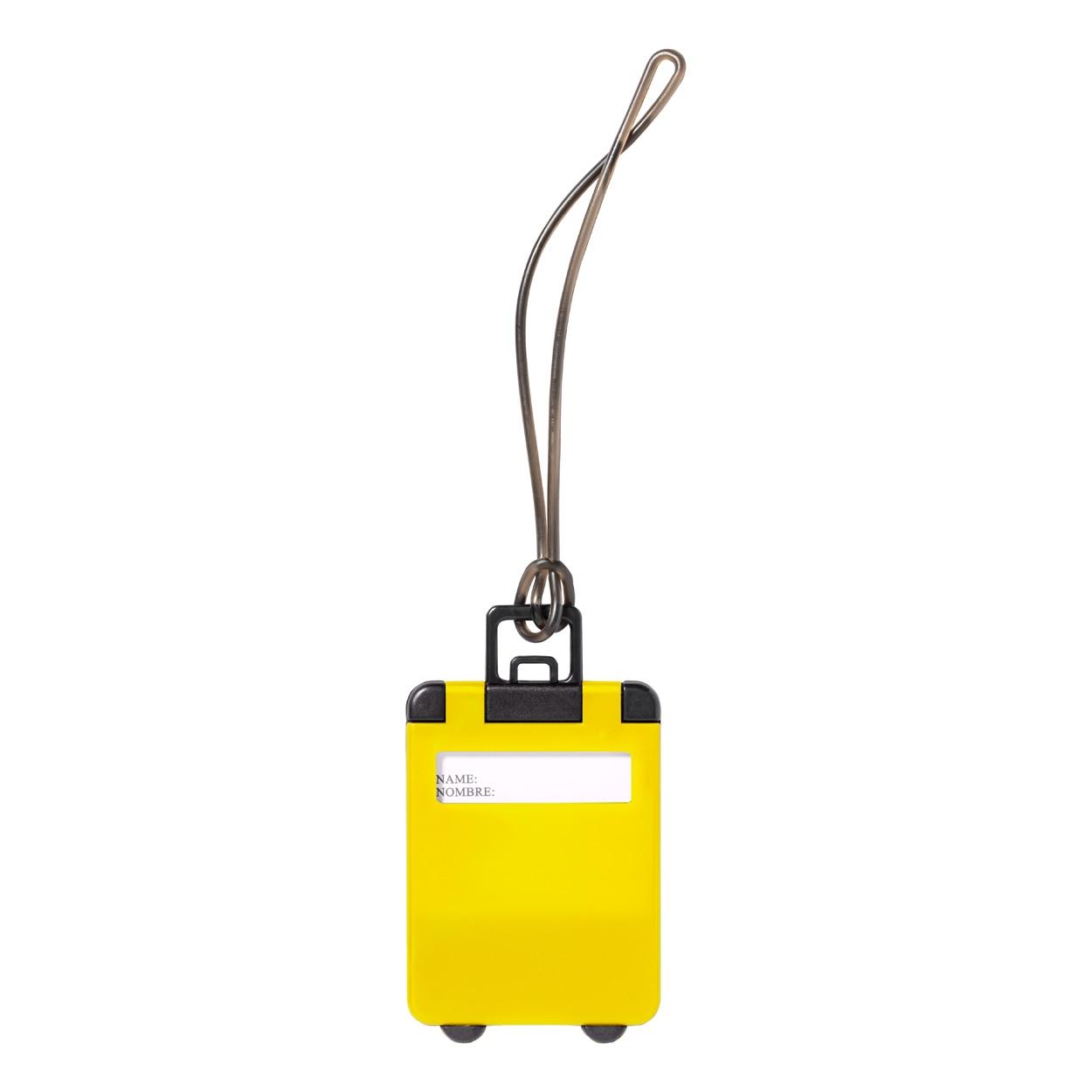 Etichetă pentru bagaje Cloris Galben