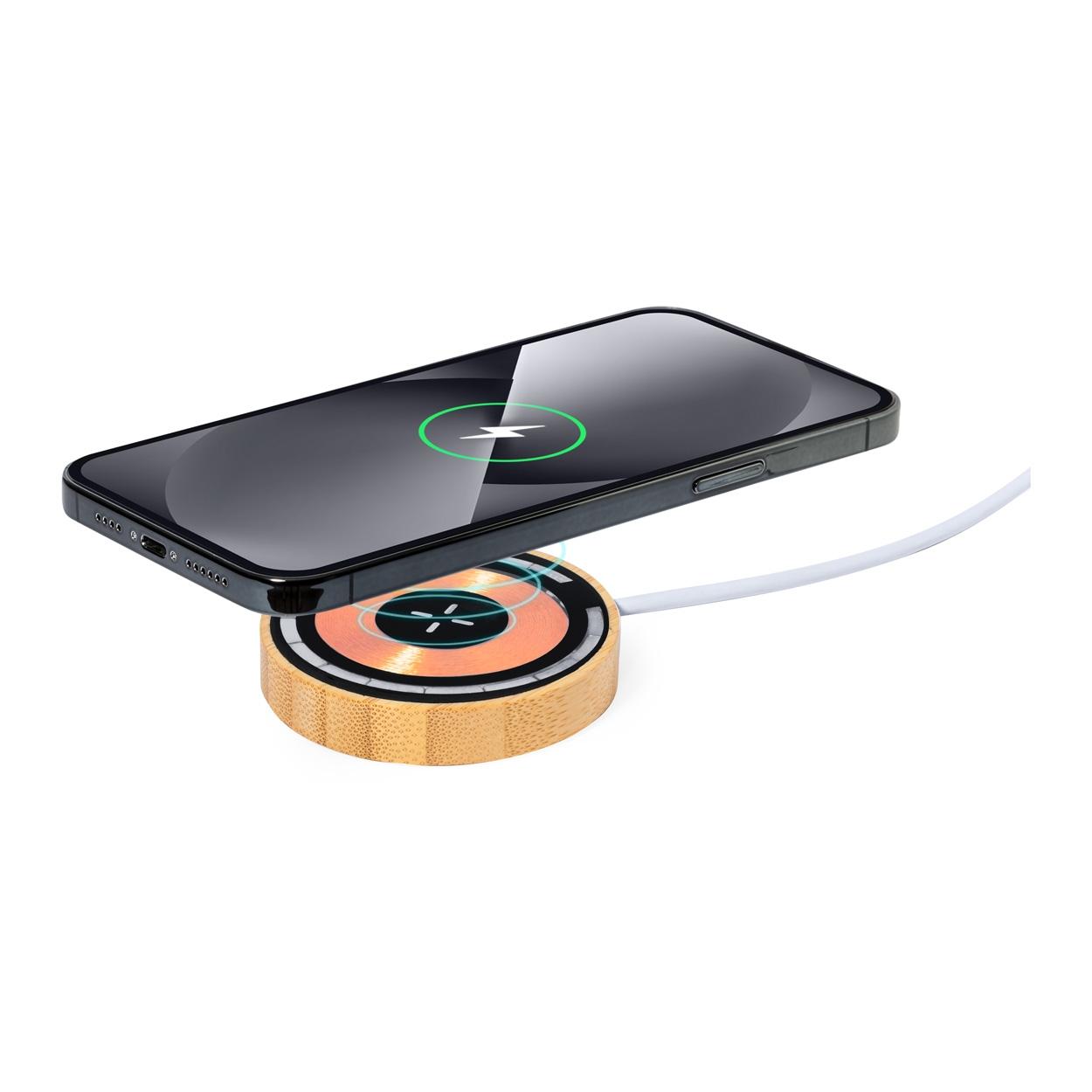 Încărcător wireless magnetic Ming transparent natural