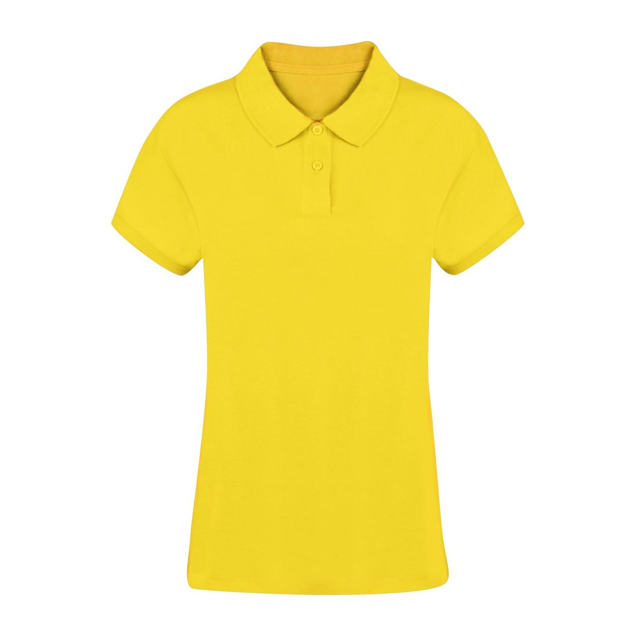 Tricou polo damă Koupan Galben