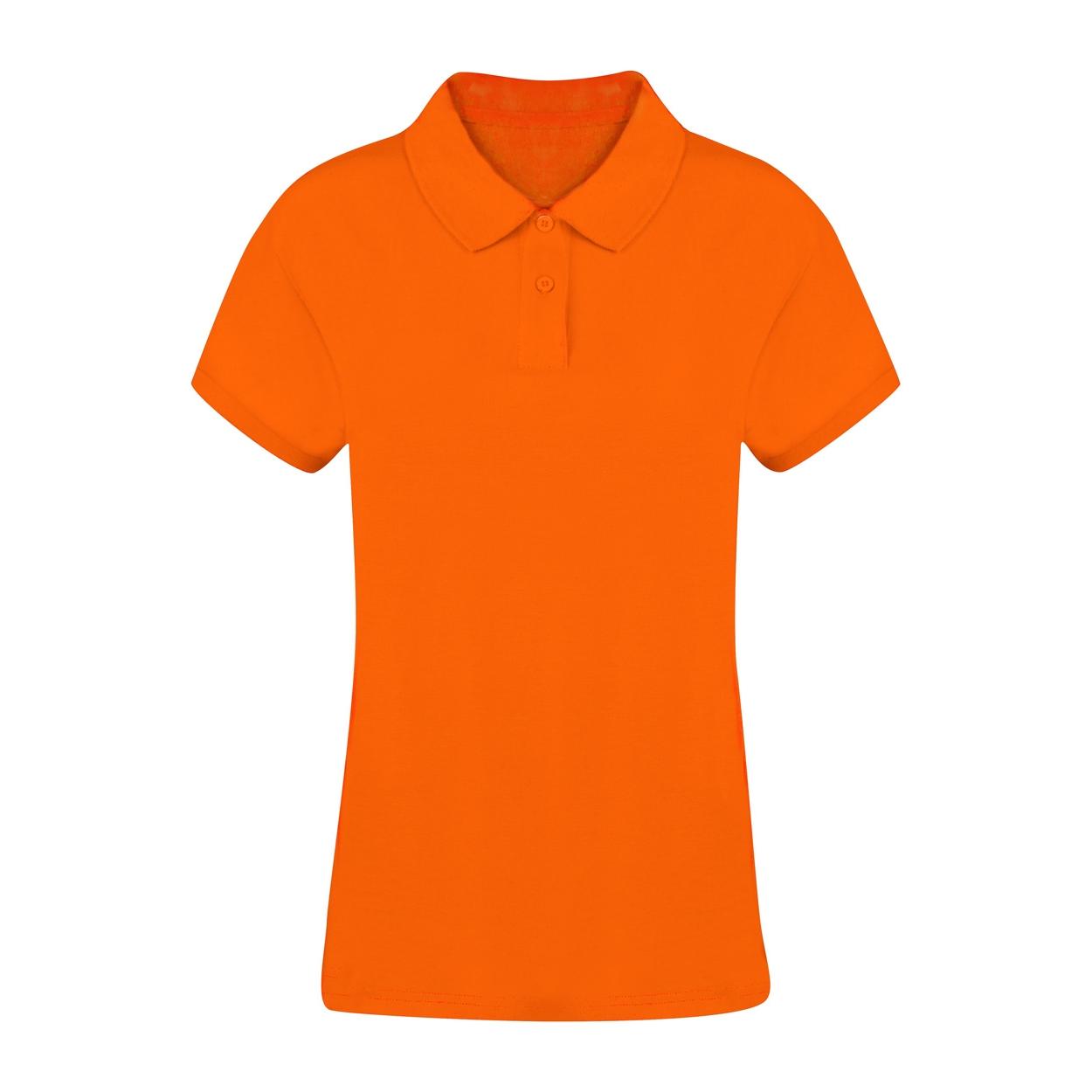 Tricou polo damă Koupan portocaliu