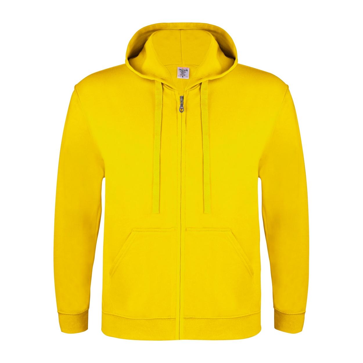 Hanorac cu glugă și fermoar Keya SWZ280 Galben
