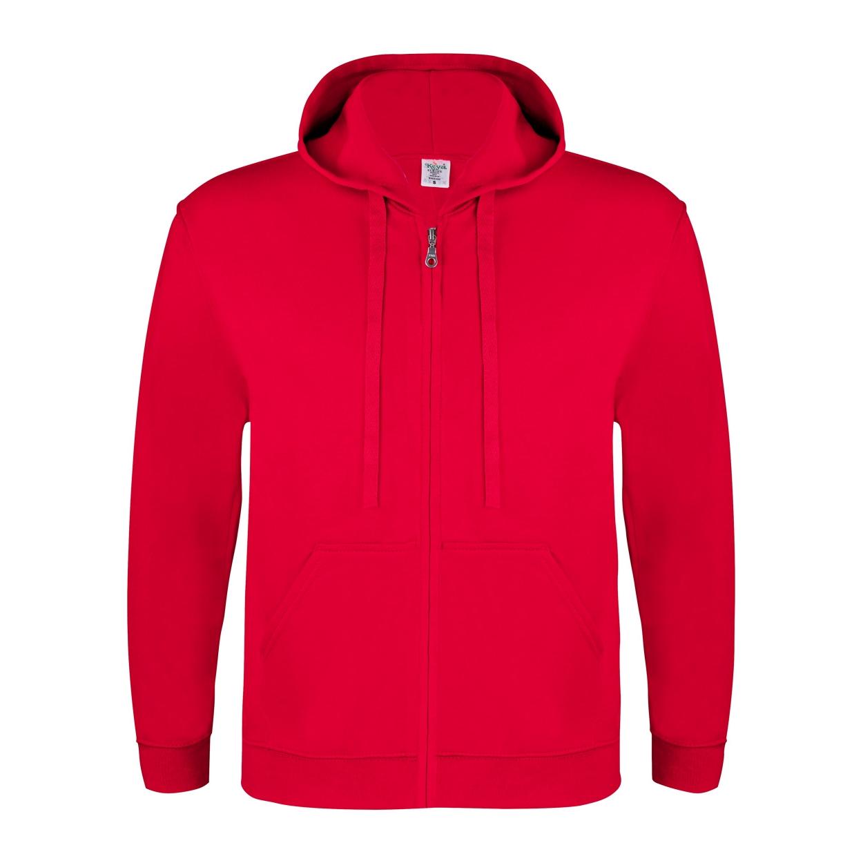 Hanorac cu glugă și fermoar Keya SWZ280 Roșu