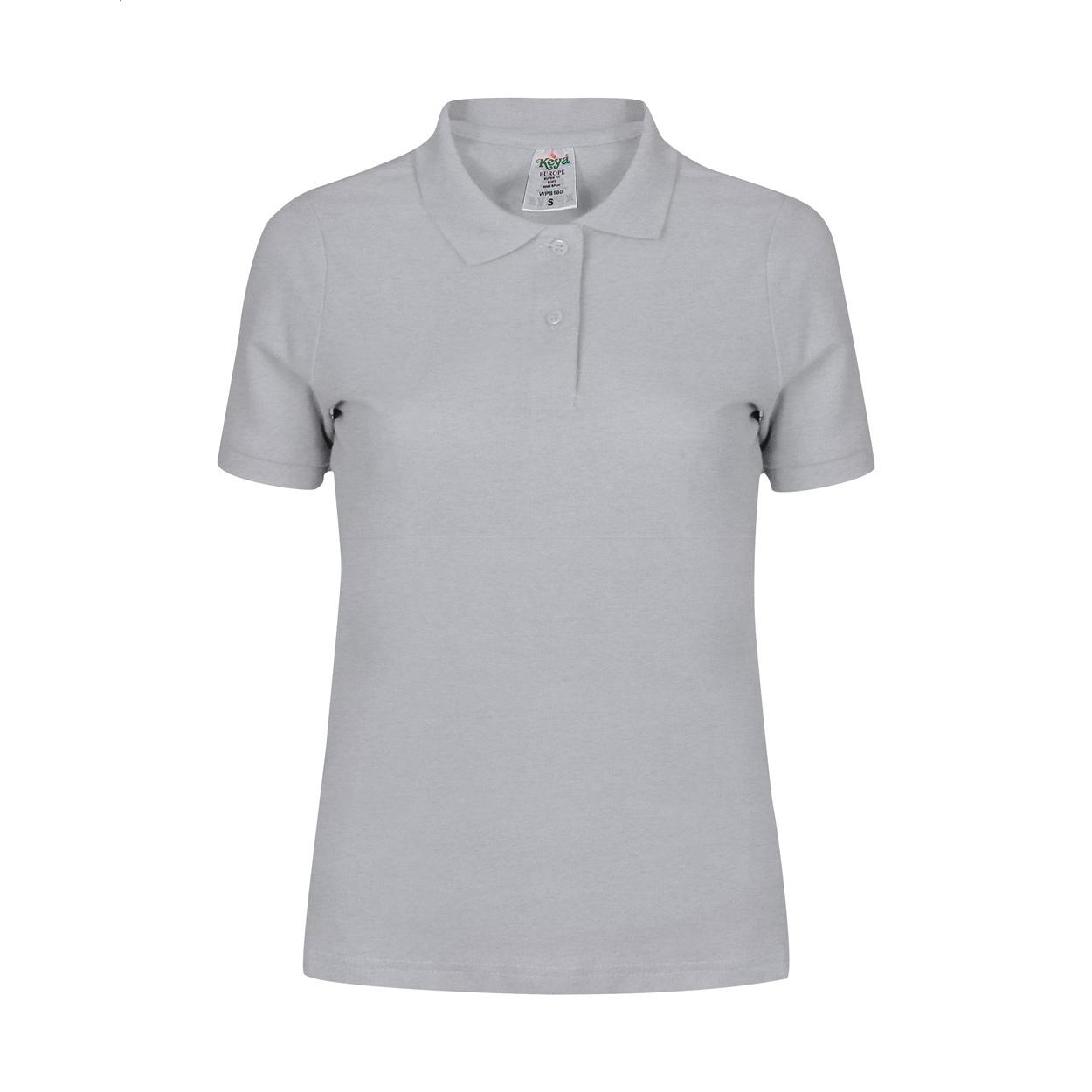 Tricou polo femei Keya WPS180 gri