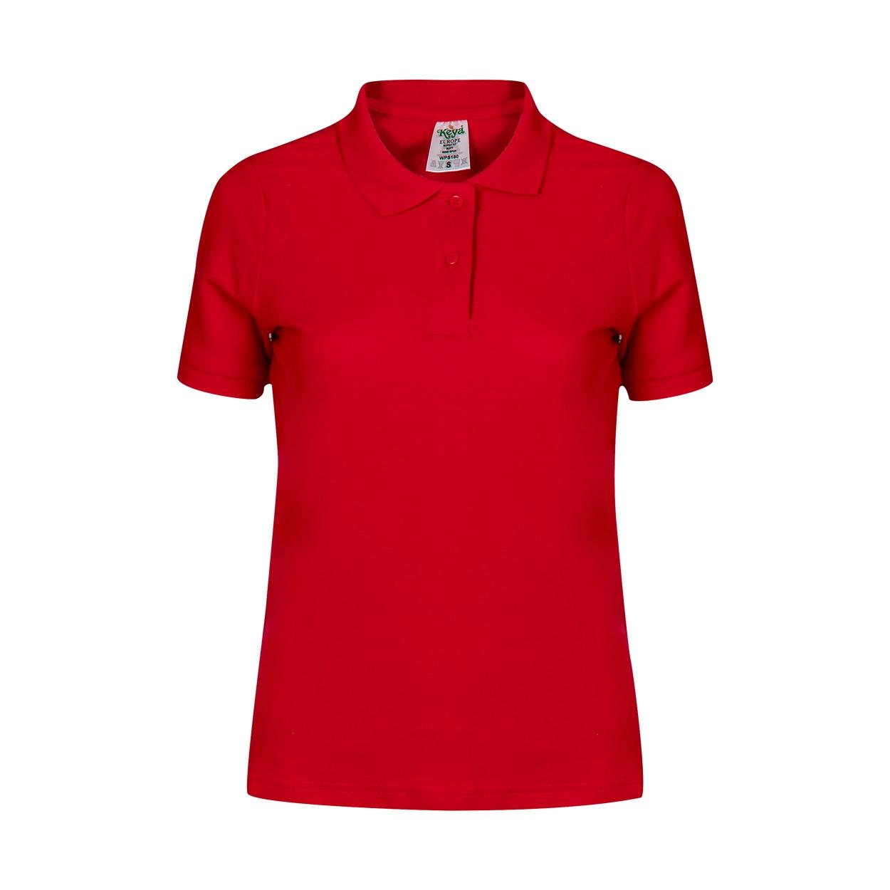 Tricou polo femei Keya WPS180 Roșu