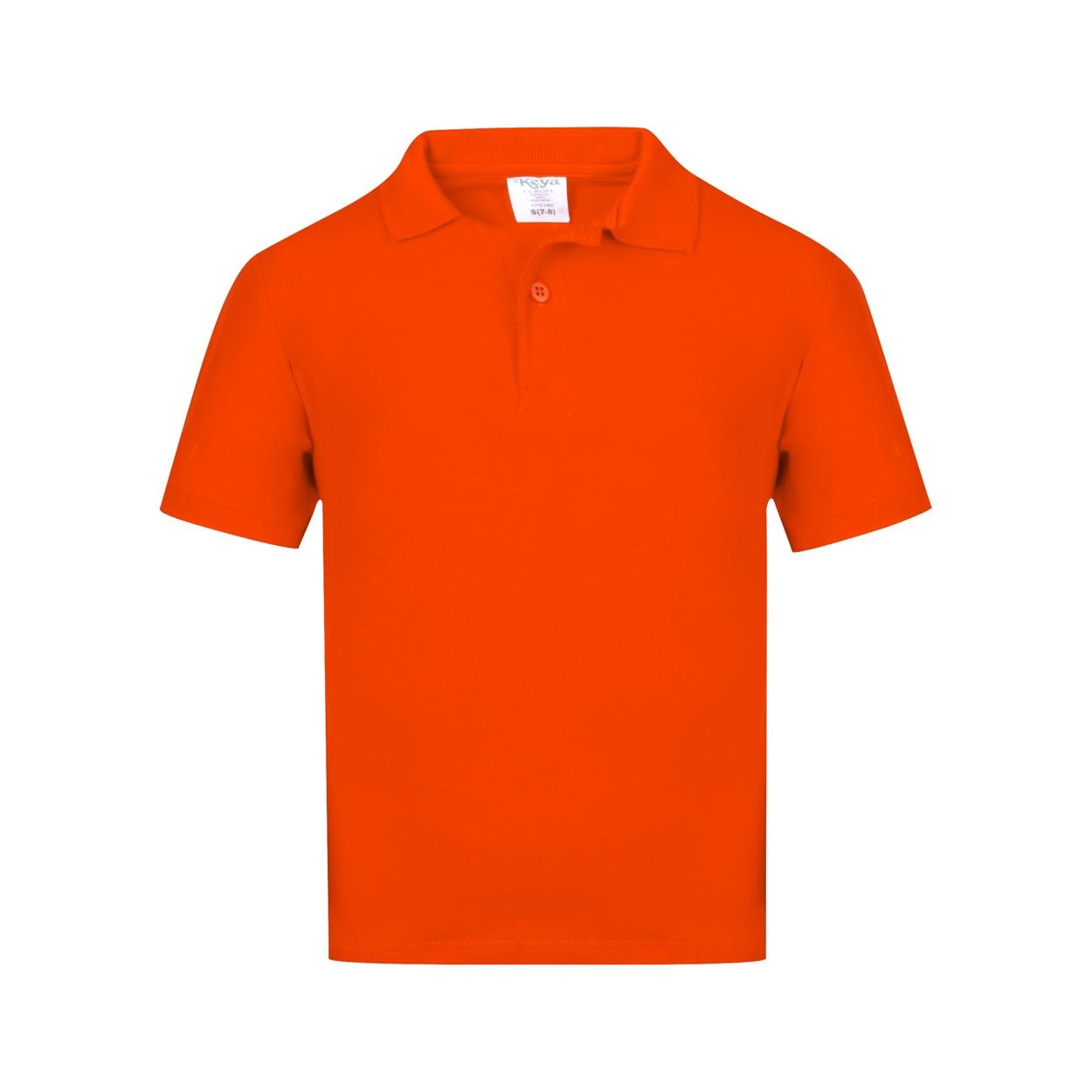 Tricou polo copii Keya YPS180 portocaliu