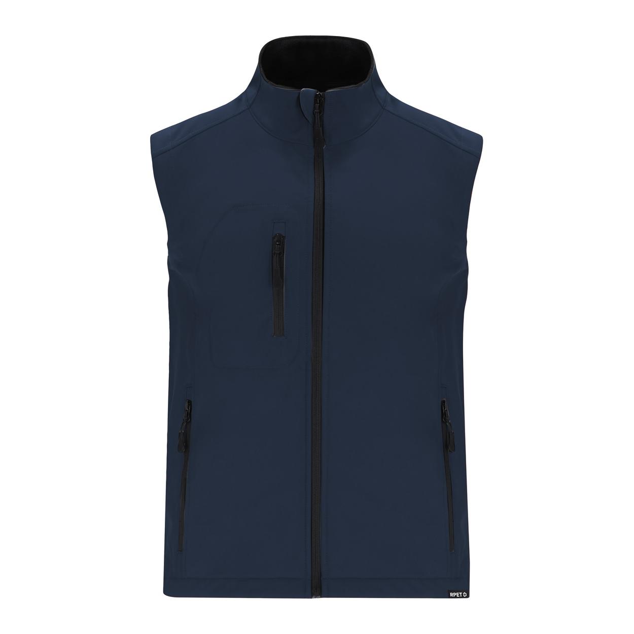 Vestă softshell RPET  Handricks albastru închis