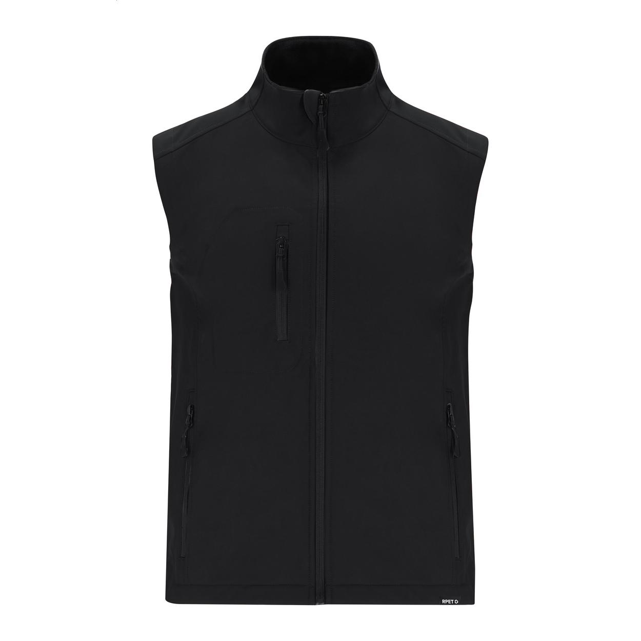 Vestă softshell RPET  Handricks Negru