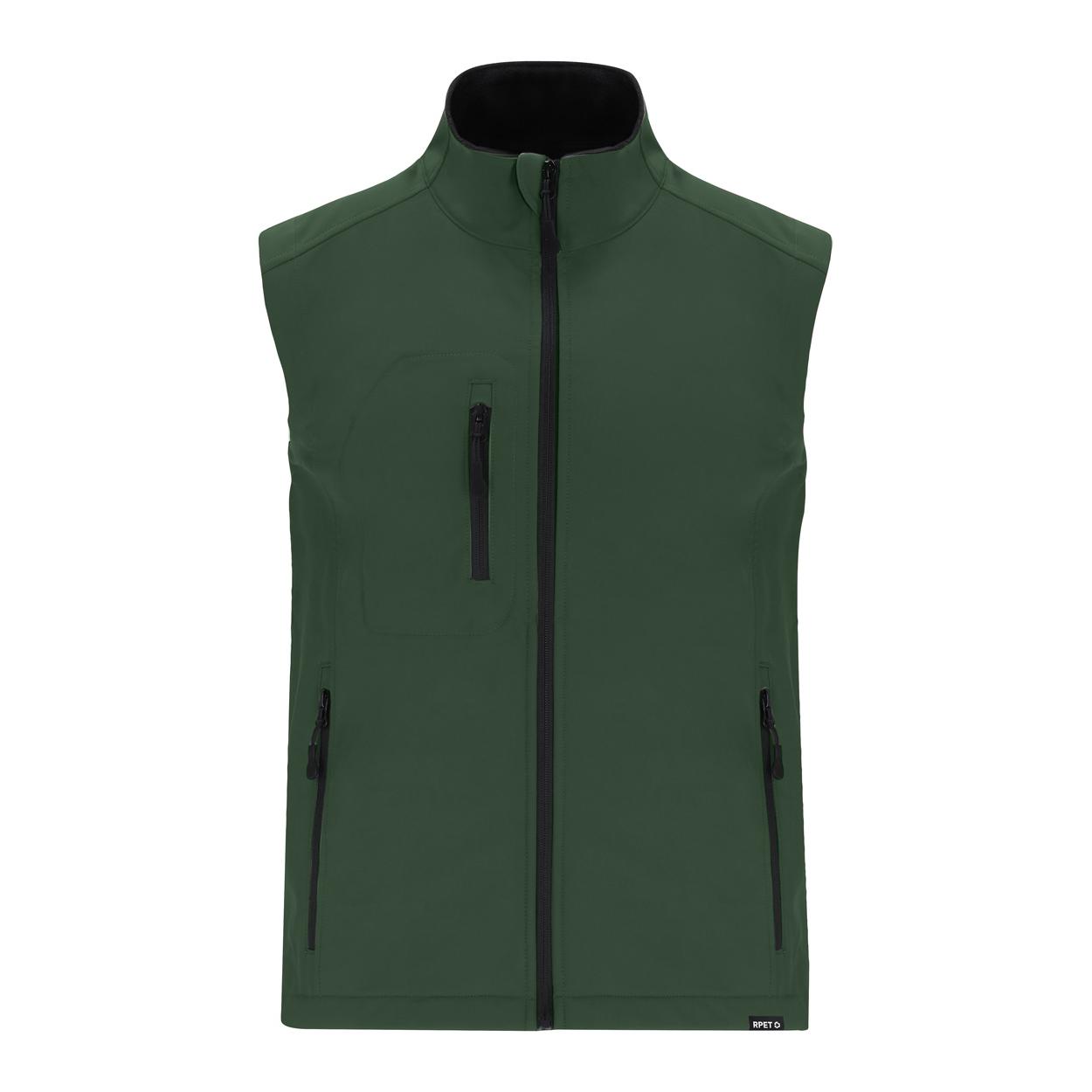 Vestă softshell RPET  Handricks verde închis