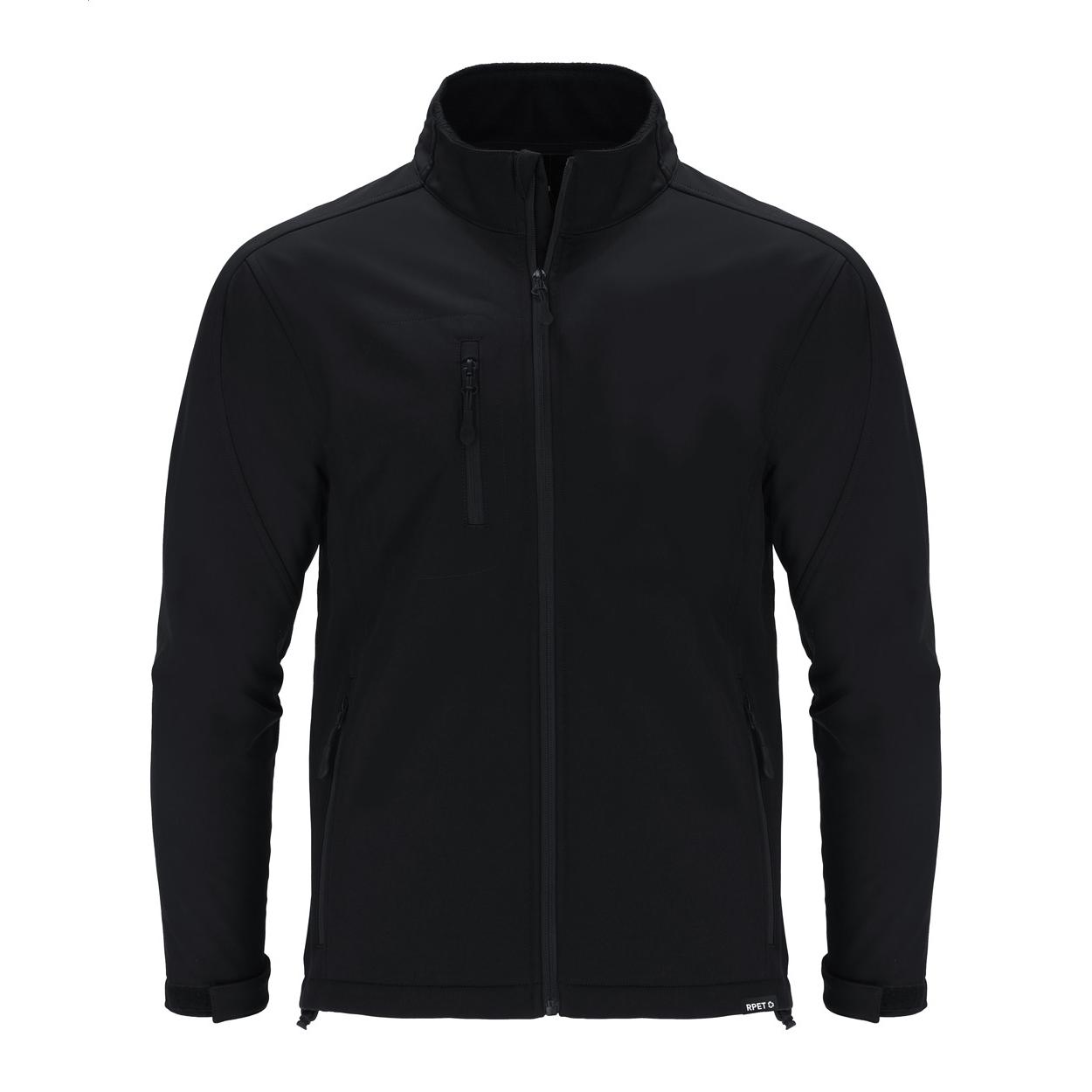 Jachetă softshell RPET  Grifter Negru