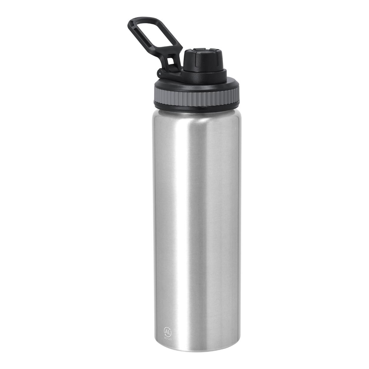 Sticlă sport din aluminiu reciclat Fouler argintiu