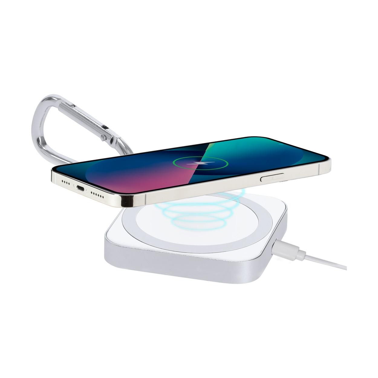 Încărcător magnetic wireless Hidmon Alb