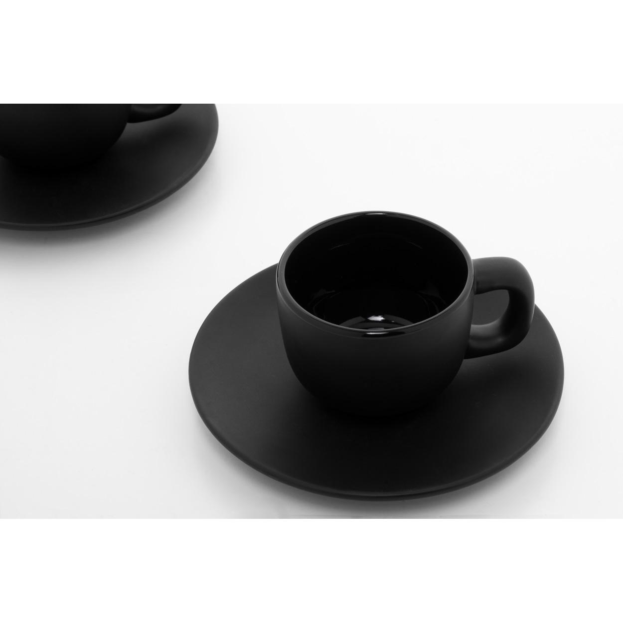 Set cești expresso Caturra Negru