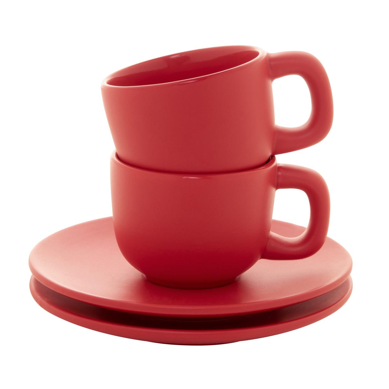 Set cești expresso Caturra Roșu